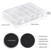 A84X-100 Pieces 30Mm Coin Capsules And 5 Sizes (17/20/25/27/30Mm) Protect Gasket Coin Holder Case With Storage Organizer Box Dur