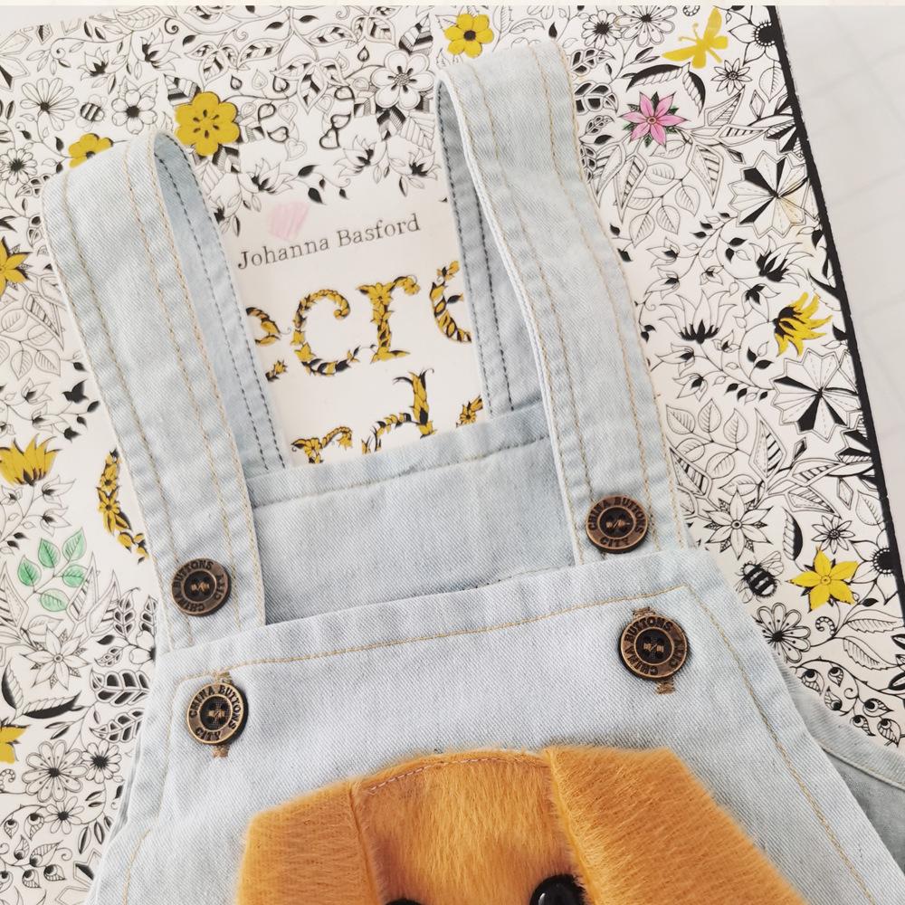 2022 Summer Korean Style Denim Overalls for Kids (0-3 Years)