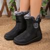 Women Waterproof Winter Shoes for 2025 Faux Fur Female Long Plush Boots Woman Warm Cotton Snow Women's Shoes zapatillas mujer