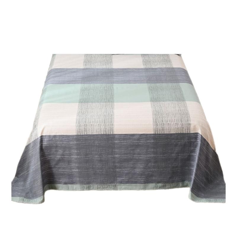 Washed Cotton Bed Sheet Bedspread Soft Breathable and Fade Resistant Easy Maintenance for Room Bedding Sheet