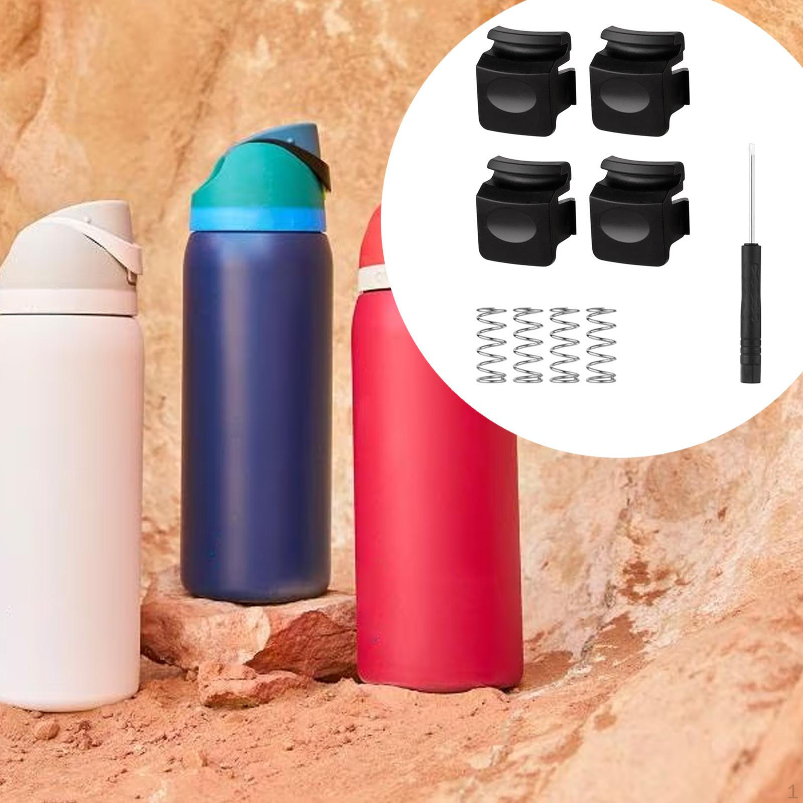 

4 Pieces Water Bottle Button Plug Accessories, чёрный