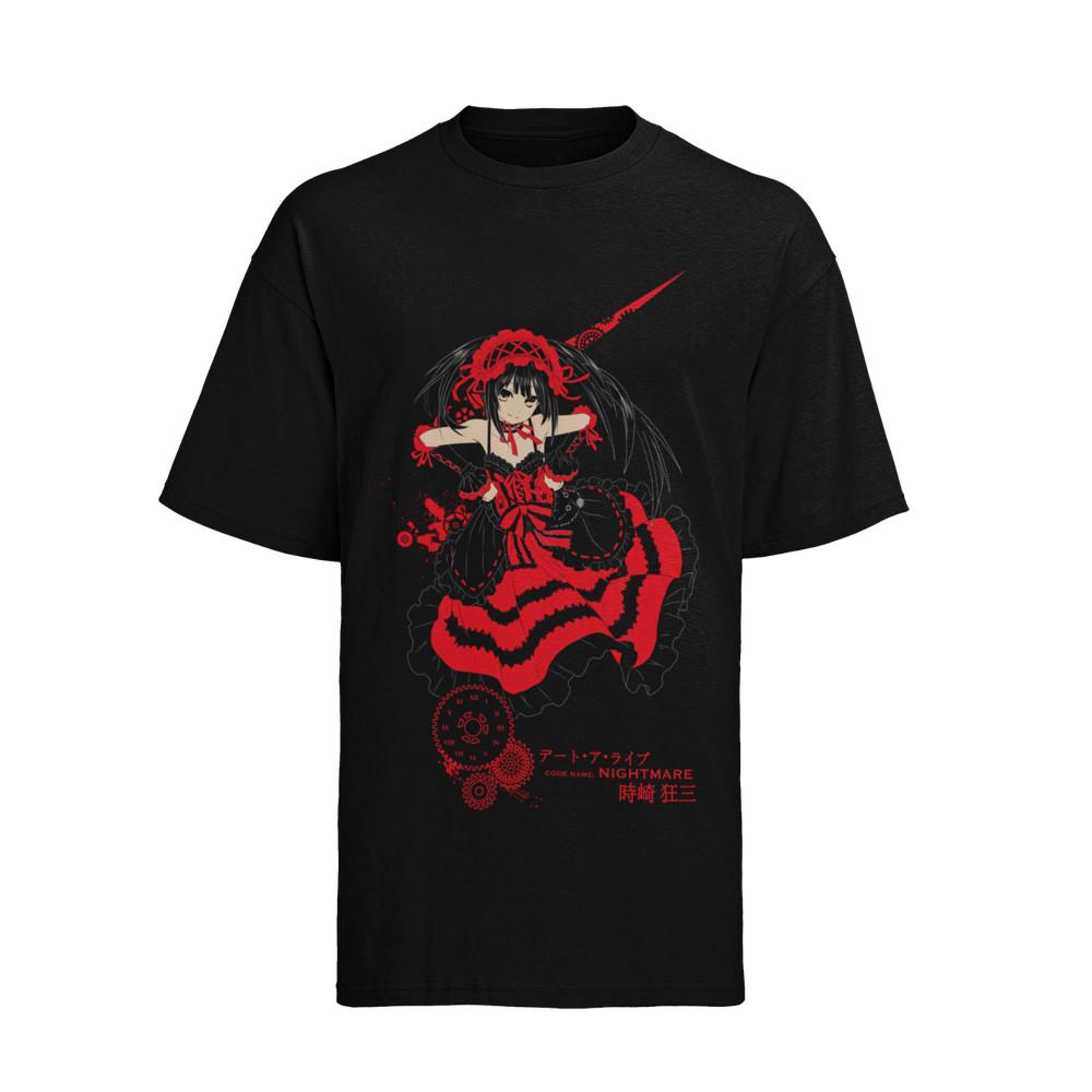 Herren T-Shirt Bio Baumwolle Anime Manga Date a Live II  Cosplay Shidou Itsuka
