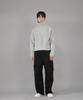 Seinteukeulu Warm-Up Loose Fit Brushed Turtleneck Plain Sweatshirt Wlp-839 Gray