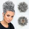 Messy Bun Hair Piece Synthetic Elastic Drawstring Loose Curly Ponytail Hair Extensions Hair Bun For Women Daily Quick Wear