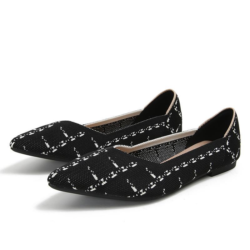 Gestrickte Einzelschuhe Eierrollen-Schuhe Doudou-Schuhe Damen-Webschuhe Flying Knitting Damen-Schuhe