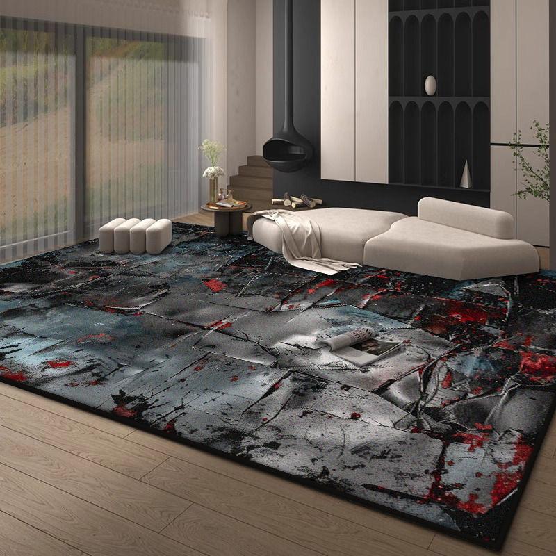 Moderner Stil Leicht zu Reinigen Großer Teppich für Wohnzimmerdekoration Zuhause Sofa Bereich Teppiche Waschbar Schlafzimmer Arbeitszimmer Rutschfeste Bodenmatte