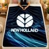 Flannel BlanketNew Holland Warm Soft Throw Blanket for Indoor Sofa Bed Living Room Use