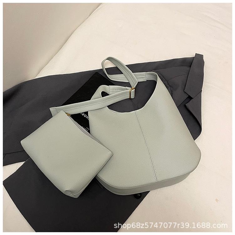 Popular child and mother bag women's 2025 new fashion lazy wind large-capacity tote bag high-end shoulder bag tide