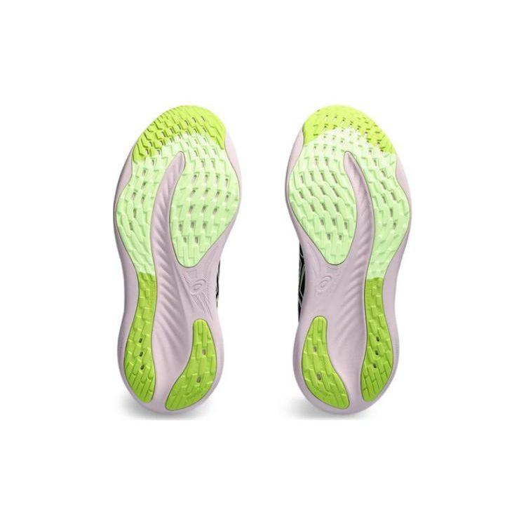 Asics Gel Nimbus 26 Black Neon Lime Women Sneakers 1012B601-004