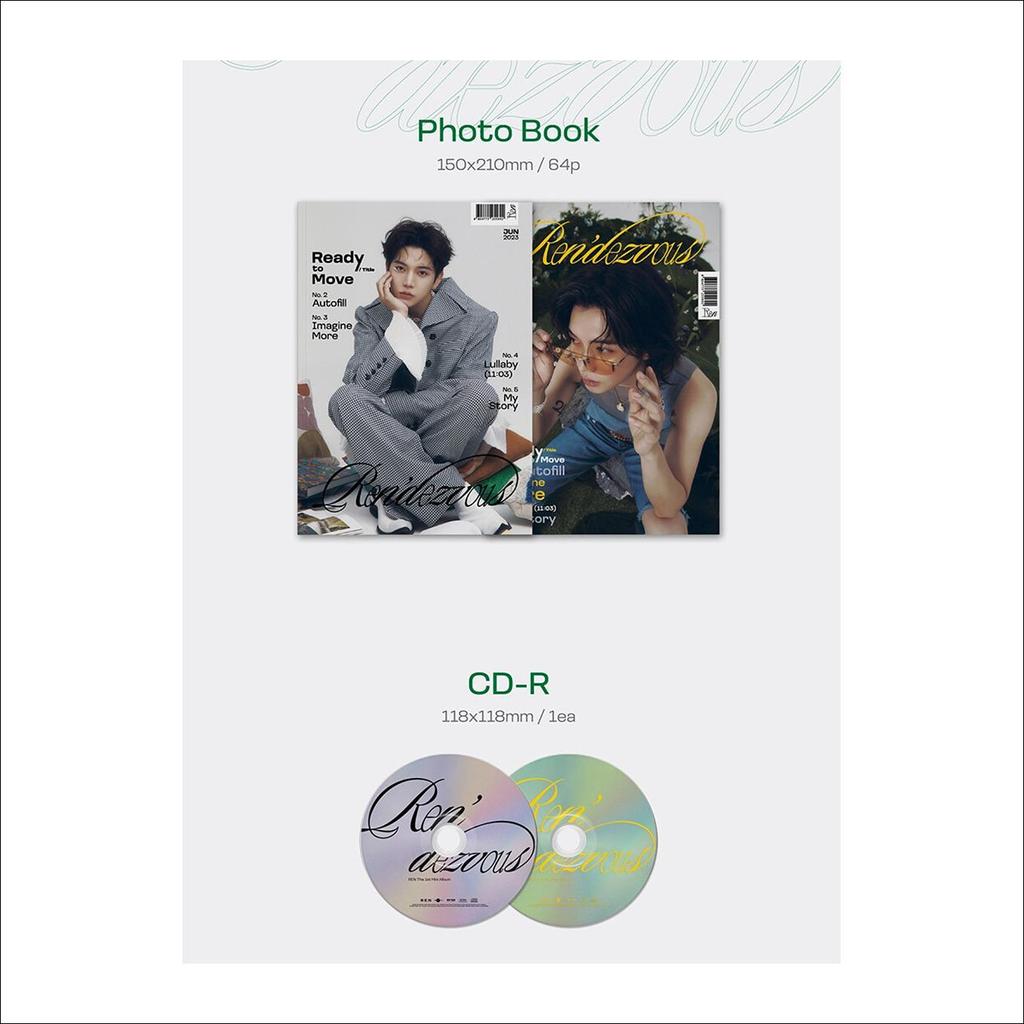 REN(NU'EST) Ren'dezvous Photobook Album (Seed ver. / Season ver.) + Free Gift