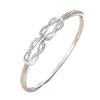 Elegant Zircon Bracelet for Women with Exquisite Twist and Versatile Bracelet