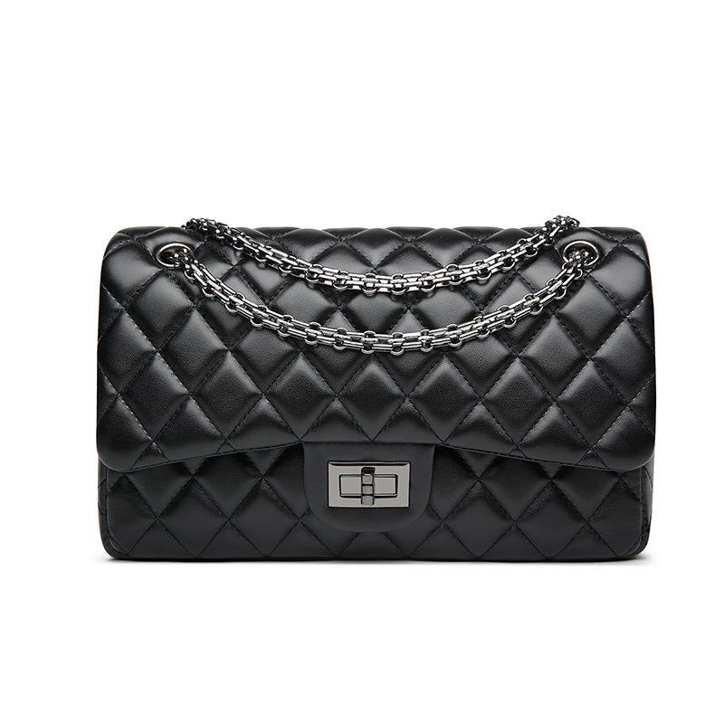 Bag Women's Summer New Single Shoulder Oblique Span Chain Bag Rhombus Small Square Bag Solid Color