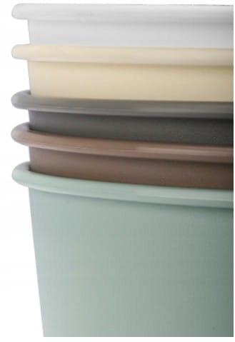 Flowerpot Plastic Gray Verdenia 13 X 13 X 12 1 Pc