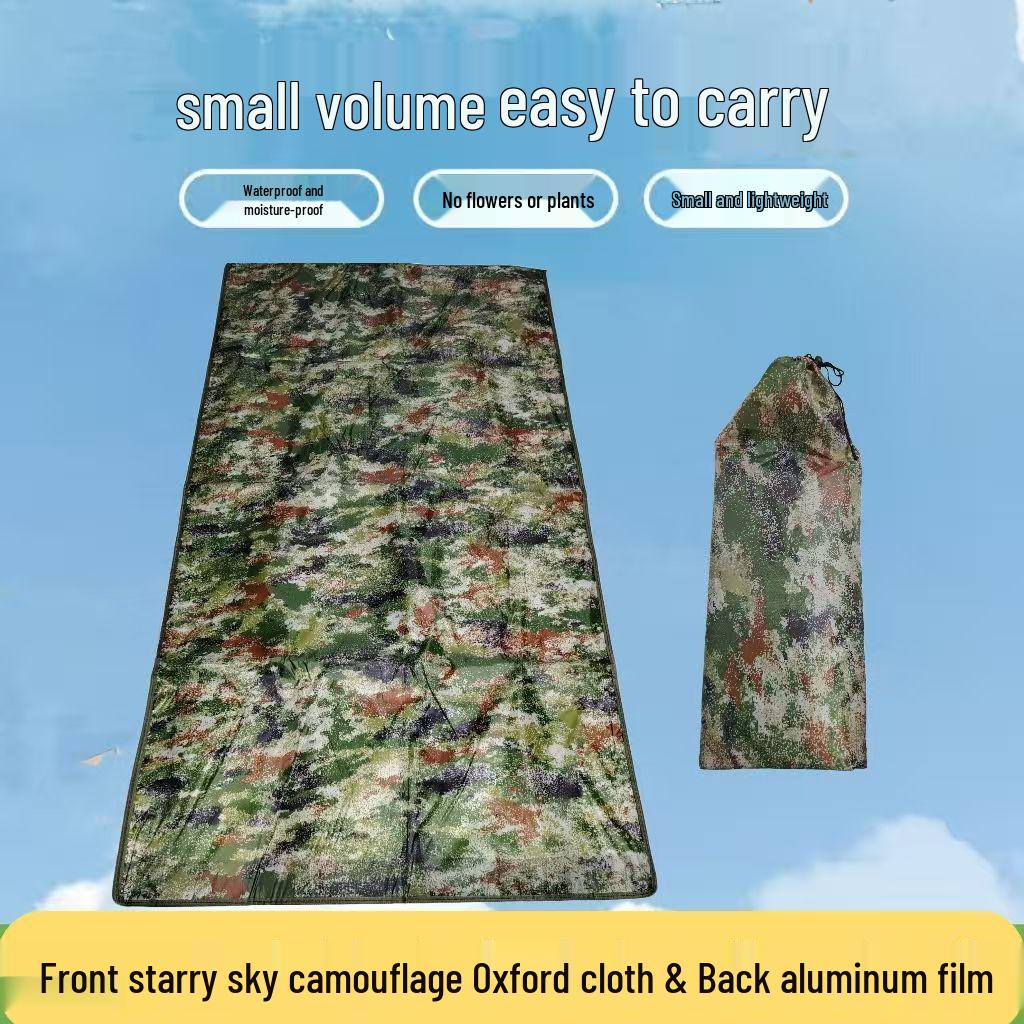 Camouflage Waterproof Outdoor Camping Mat: Moisture-Proof for Beach, Travel, Tent, and Grassland Use