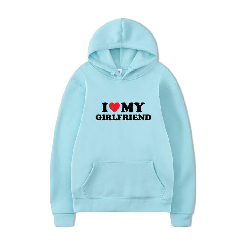 Mens Oversized Hooded Sweatshirt With Heart Print Casual Loose Fit Pullover Streetwear