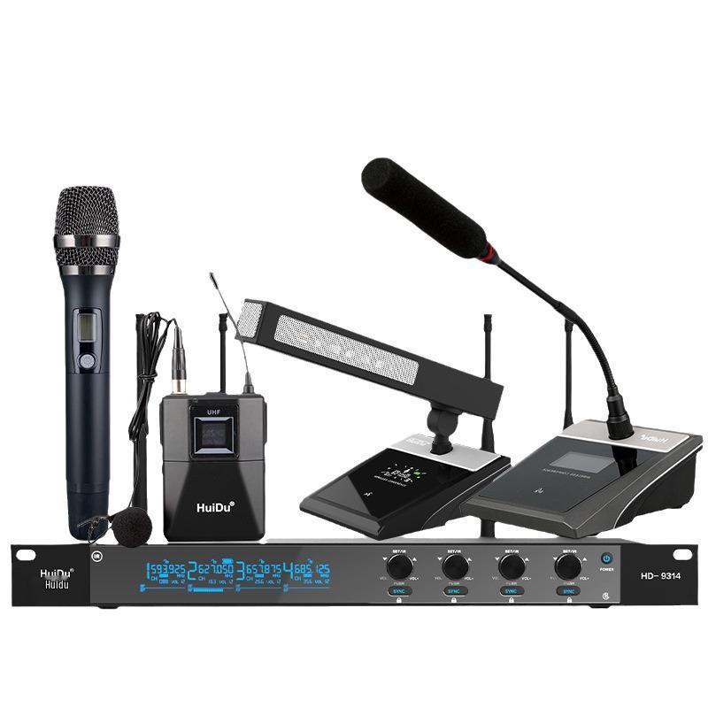 HD-9314 Professional Wireless Lavalier Microphone for Conferences and Performances