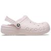 Crocs Baya fleece comfortable and versatile hole shoes men's pink