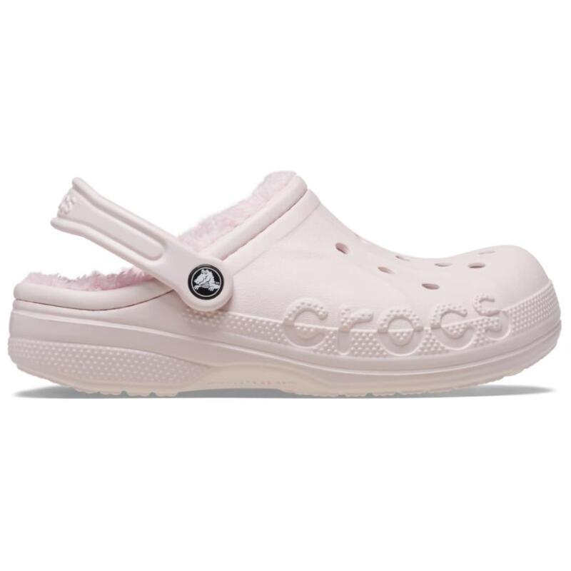 Crocs Baya fleece comfortable and versatile hole shoes men's pink