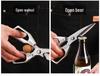 Japanese 7th Gen Multifunctional Kitchen Scissors: Powerful Stainless Steel SK5 for Fish & Chicken Bones