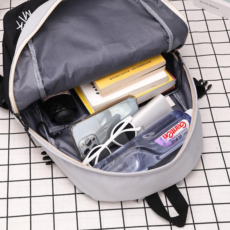 Students Schoolbag Tutoring Bag Large Capacity Knapsack Waterproof Outdoor Travel Backpack Tote Gift