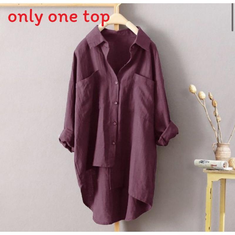 Vintage Style Cotton Linen Cardigan With Pockets For Casual Autumn Wear