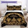Winter Wonderland Pattern Bedding Uilt Set Uilt Cover Pillowcase Home Decoration Birthday Gift (1 * Duvet Cover + 2 * Pillowcase Without core)_XIA