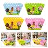 Holiday Gift Bag Features a Colorful Rooster Versatiled Storage Basket for Eggs and Candy for Parties Decoration