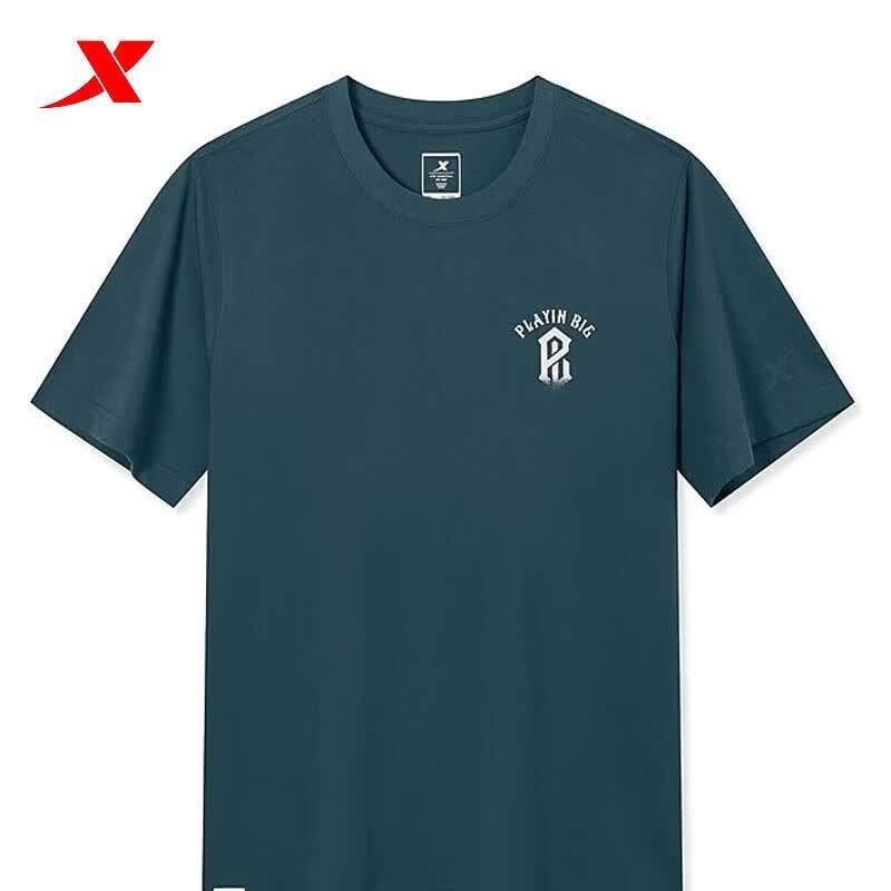 XTEP Men s Absorbent Breathable Short Sleeve T-Shirt 974229010291 S