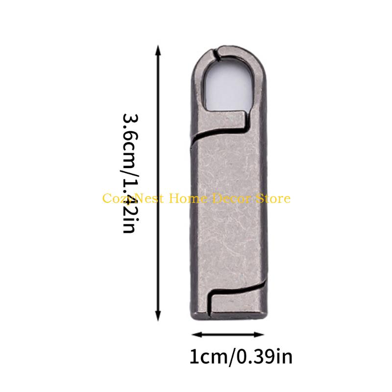 92MF 4Pcs Zippers Puller Replacements Detachable Zippers Puller Sliders for Clothing