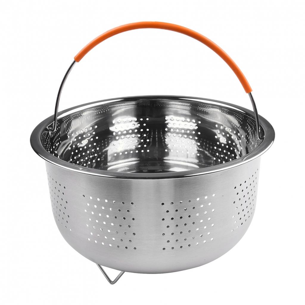 Steamer Insert Steamer Pot-Stainless Steel Basket Rice Steamer Pressure Cooker