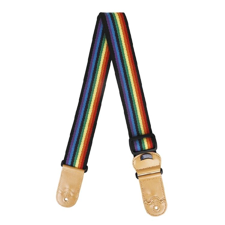 

Cotton Wovens Guitar Strap Colorful Guitar Strap Adjustable Shoulder Strap Belt