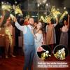 Wedding Wands Light up with LED Tinsel Wedding Streamers for Wedding Send off and Greeting Ideal Props for Weddings, Birthday