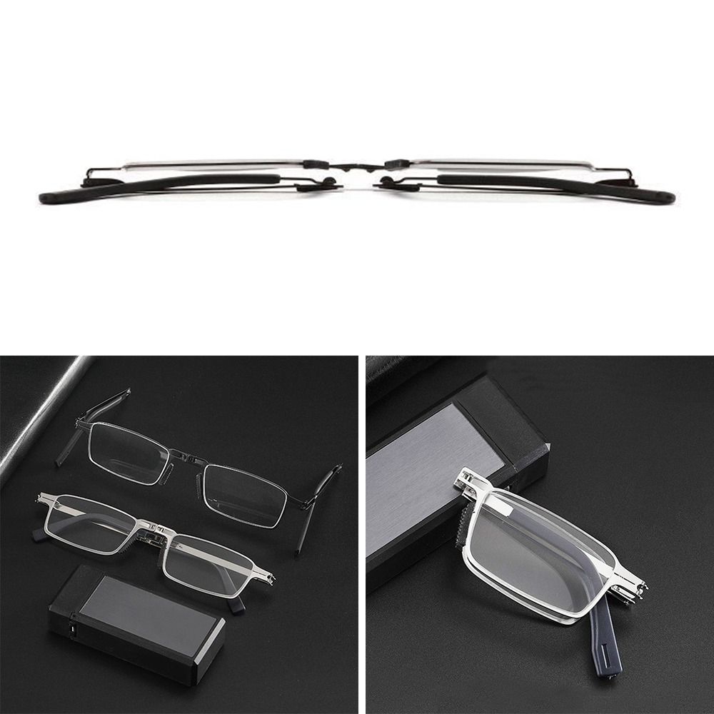 Blue Ray Blocking Anti-Blue Light Reading Glasses Folding Portable Optical Spectacle Eyeglass Eye Protection With Glasses Bag