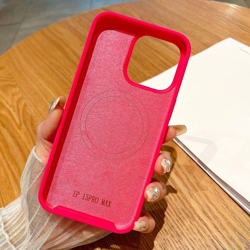 Apple 16 Liquid Offizielle Magnetische Saug Handyhülle Geeignet für IPhone15proMax Silikon Sturzsicher 14 Schutzhülle 13