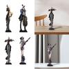 30cm Musik Darsteller Musiker Statue Handwerk Tischdekoration Harz Skulptur für Bücherregale Multifunktional