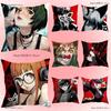 Spiel P-Persona 5 Kissenbezug Plüschstoff Weicher Kissenbezug Beidseitiger Druck Sofakissenbezug Überwurf