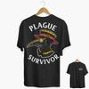 Plague Survivor Tattoo Art Retro Style Casual Tshirt Unisexs and Womens Luxury Brand Top 2026 New Art