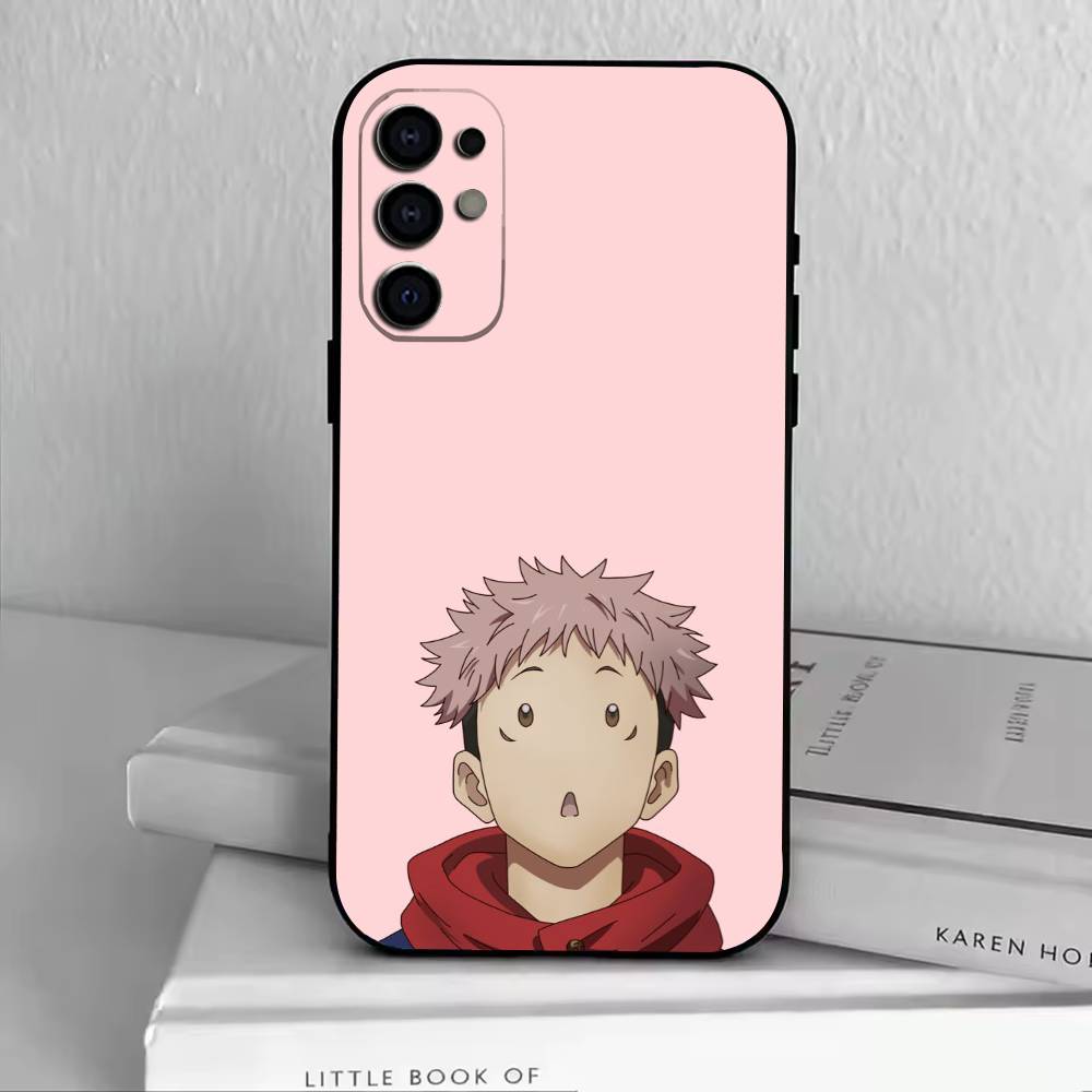 

YY-Yuji Itadori Cute Phone Case For Samsung S25,S24,S21,S22,S23,S30,Ultra,S20,Plus,Fe,Soft Silicone Black Cover Samsung S24fe