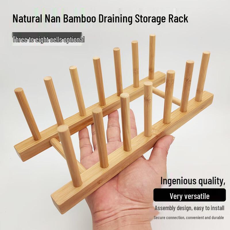 Natural Bamboo Kitchen Dish Drying Rack