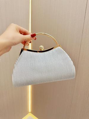 Kopertówka crossbody z cyrkoniami na imprezy i bankiety