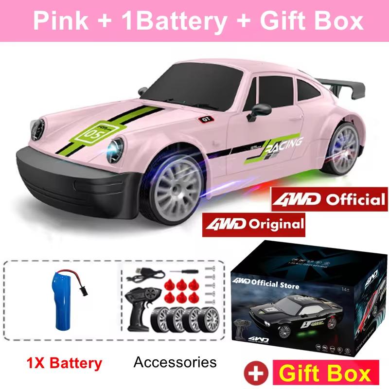 

Новый 4WD радиоуправляемый дрифт-автомобиль GTR PRO гоночный ретро классический автомобиль 4X4 высокоскоростной радиоуправляемый грузовик модель игрушка детский подарок 1 Battery