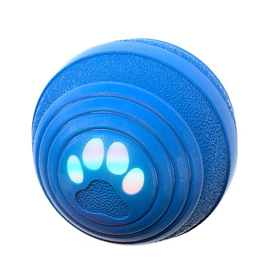 

Interactive Dog Ball Smart Toy with 4 Modes Small Medium Dogs Automatic Rolling Bouncing Waterproof Rechargeable Regular Style синий