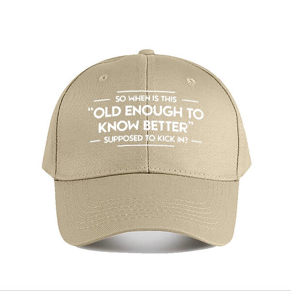 Baseball Cap Humorous Quote Baseball Cap Fashion Unisex Sunhat Womens Outdoor Sports Snapback Cap