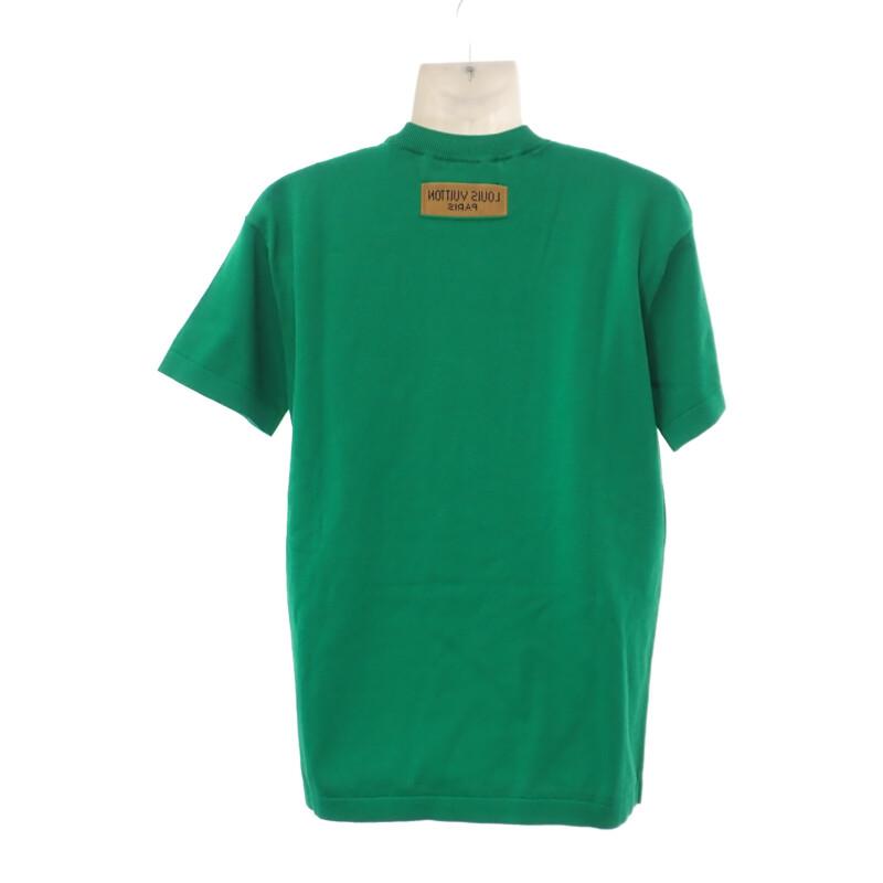 Louis Vuitton RM212DB0HLN84W XS Short Sleeve T-shirt Green Cotton Mens