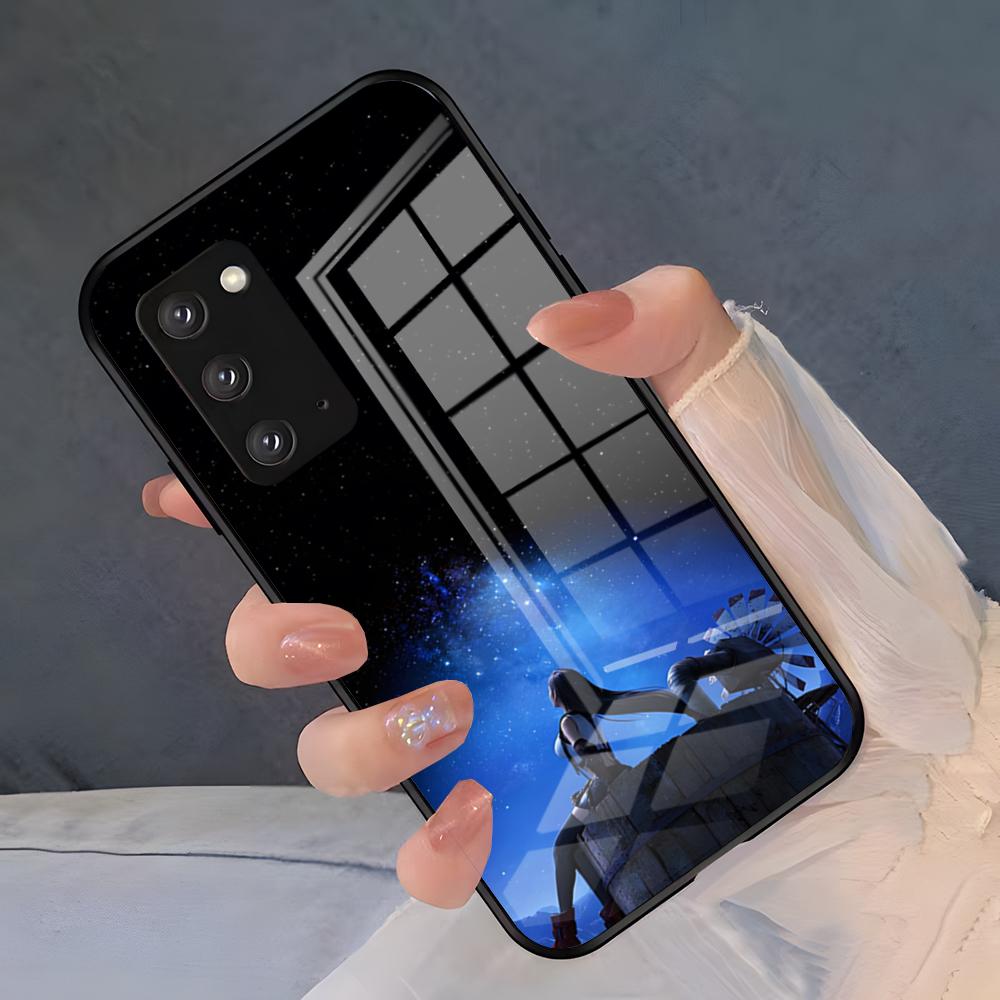

F-Final Fantasy Game Phone Case For Samsung A25 A13 A33 5G A54 A36 A35 A56 A52 A14 Shockproof Glass Cover Samsung A14