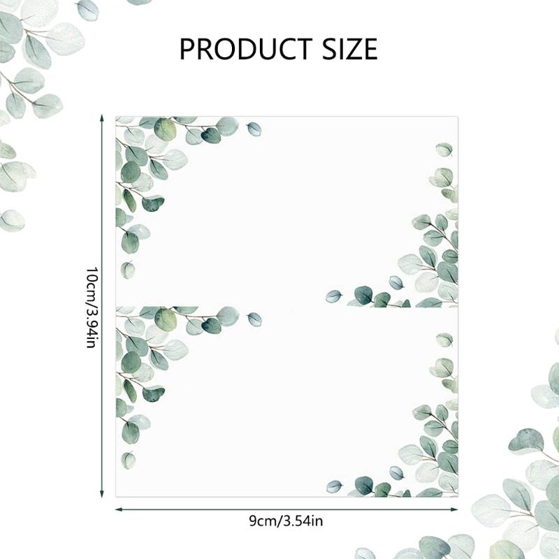 Pack of 100 Elegant Wildflowers Place Cards Table Setting Card Elegant Seating Cards for Weddings and Special Event