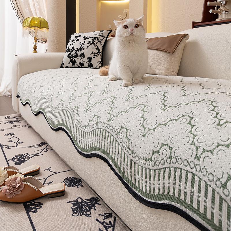 New Special-Shaped Sofa Cushion, Universal In All Seasons, High-End Non-Slip Seat Cushion, Straight Row Three-Person Sofa Cover
