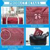 1Pc Red/Navy/Green Multifunctional Folding Travel Bag Single Shoulder Hand Luggage Bag Large Capacity Luggage Storage Waterproof