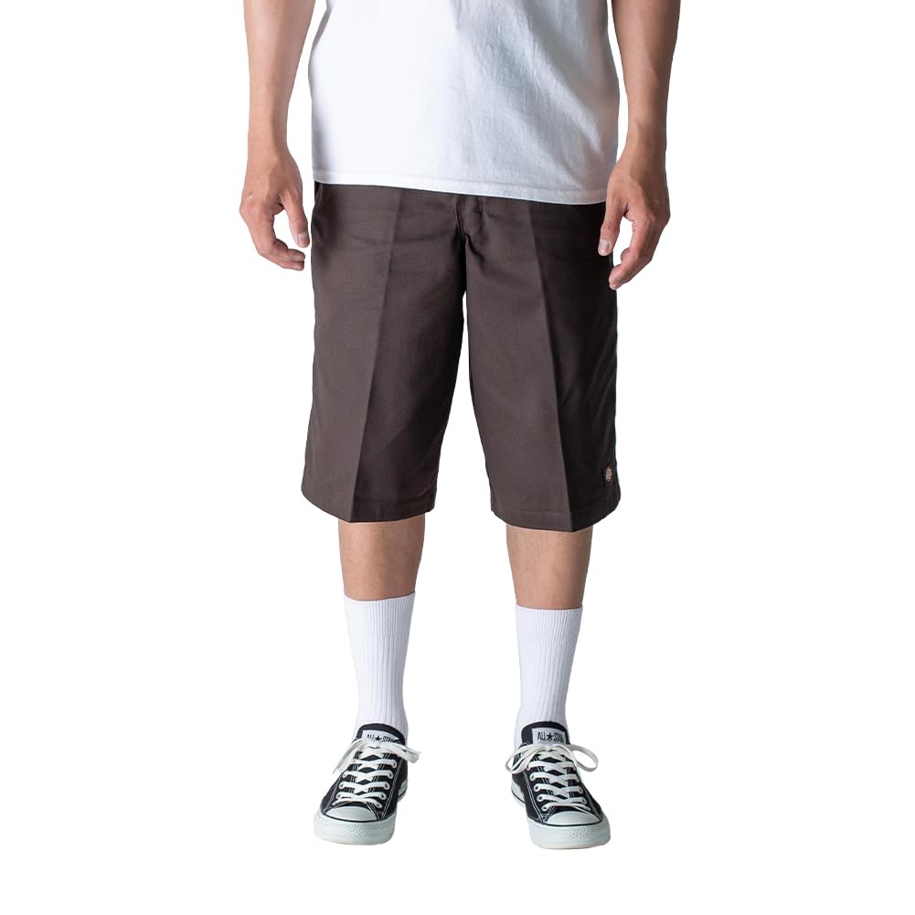 Dickies Work Shorts 42283 Solid Plus Size Dark Brown