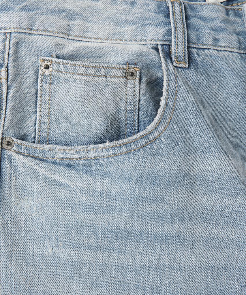 PANICALE Light Blue Wide Denim Pants